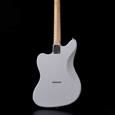 Starr Custom Offset Telemaster Jazzcaster | Short Scale | Mojo UK Pickups | Callaham & Emerson Custom Upgrades Telemaster 2020-2023 - translucent white image 2