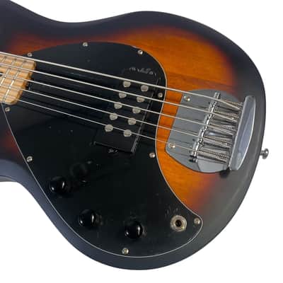 Sterling StingRay 5 SUB Series Left-Handed 5-String Bass Guitar - Sunburst image 7