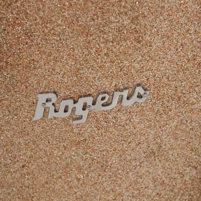 Rogers 9x13" Power Tone Rack Tom Drum Champagne Sparkle Vintage 1960's image 2