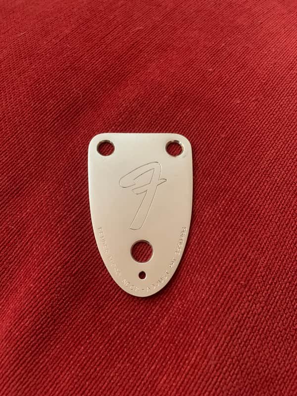 Fender 3 bolt neck plate, vintage 1970s, fender Stratocaster image 1