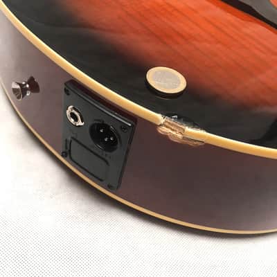 Starsun DRW9716EQ Sunburst electro acoustic guitar image 6