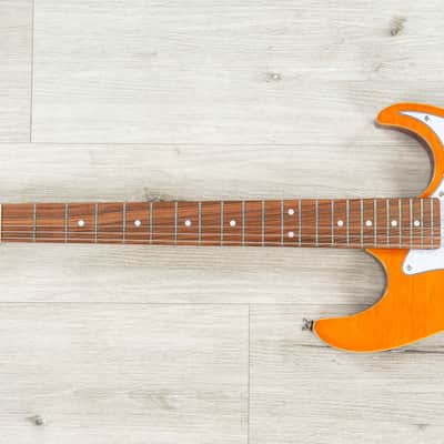 Mint Tagima Stella DW Guitar, Bolivia Fretboard w/ Quilt Maple Top, Transparent Amber image 6