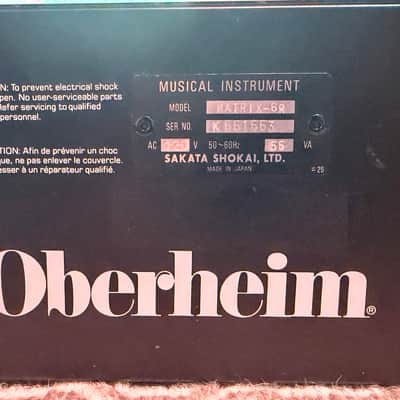 Oberheim Matrix 6R Rackmount 6-Voice Synthesizer 1986 - Black image 8