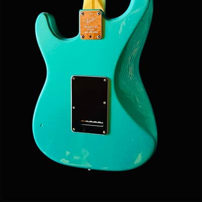 Fender 40th Anniversary American Standard Stratocaster with Maple Fretboard 1994 - Caribbean Mist image 5