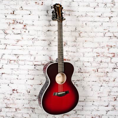 Used Taylor - (2024) Custom #26 C12E B4026 - Grand Concert Acoustic-Electric Guitar - Figured Maple/Sitka Spruce - Cherry Black Burst - w/ Taylor Deluxe Hard Shell Case - x4091 USED image 4