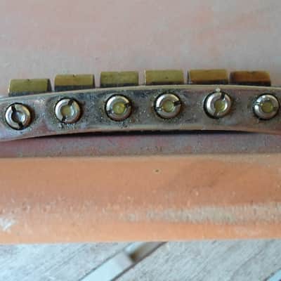 Ibanez Iceman Bridge / Tailpiece/ Studs/ & Posts Complete Assembly Quik Change 1981 Nickle image 5
