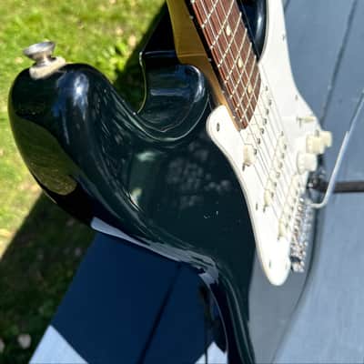 1995 Fender MIM Squire Series Stratocaster Black NR MINT image 6