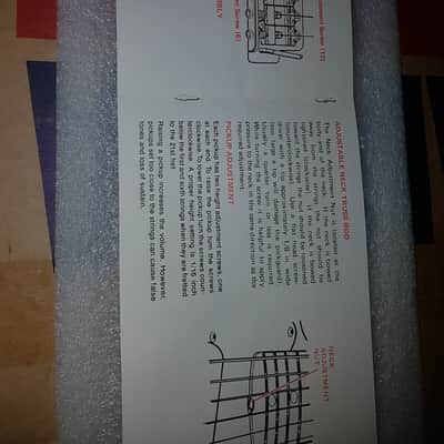 1979 Fender Stratocaster Silver Anniversary Manual Hang Tag image 4