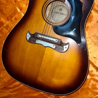 Vintage Framus Texan Acoustic Guitar 1960’s - Sunburst image 13