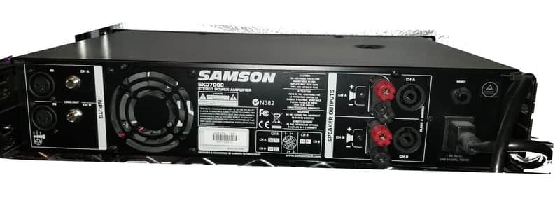 Samson SXD7000 Power Amp with DSP 2010s - Black imagen 1