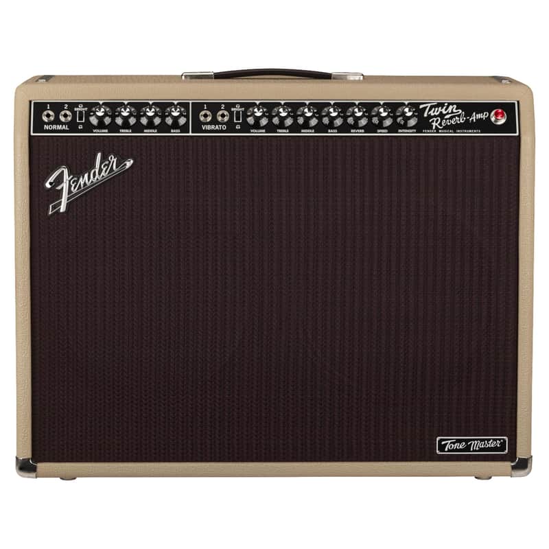 Fender Tone Master Twin Reverb Combo Guitar Amplifier Blonde image 1