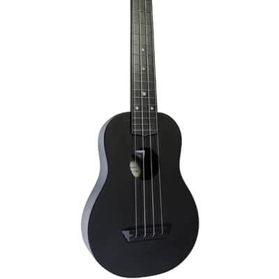 Flight TUS35 Black Travel Soprano Ukulele New - plastic and a laminate linden top - black image 9