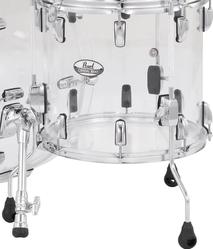 Pearl Crystal Beat Ultra Clear 16x15" Floor Tom Drum Acrylic CRB1615F/C730 | NEW | Authorized Dealer image 1