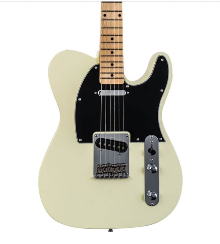 Oscar Schmidt by Washburn OS-LTV "Tele-type" Ivory with soft case! image 1