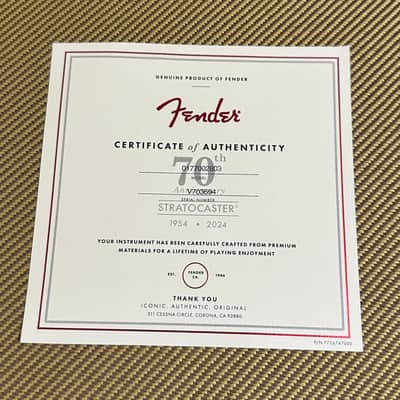 Fender 70th Anniversary American Vintage II 1954 Stratocaster USA Electric Guitar 2024 - Sunburst image 16