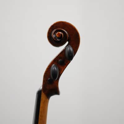Faux Flamed Full Size Violin or fiddle c. 1900 reparied by Gosparlin of Glendale CA image 7