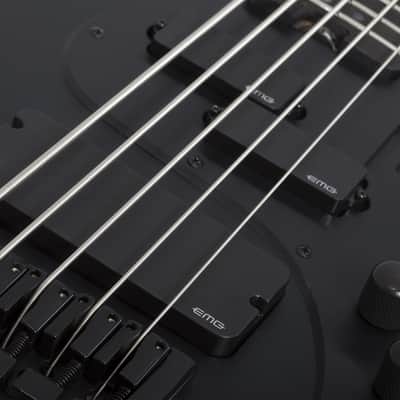 Schecter Stiletto-5 Stealth Pro Satin Black image 8