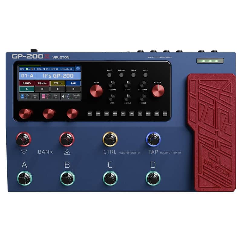 Valeton GP-200X Multi-Effects Guitar & Bass Processor Pedal with Amp Modeling, IR Cabinet Simulation, FX Loop, MIDI I/O, Expression Pedal, USB Audio Interface (Price includes the import duty to US buyer) image 1