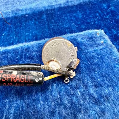 Vintage 1960s Gibson ES-125T Wiring Harness CTS Pots & Sprague 1966, 1967, 1968 image 9