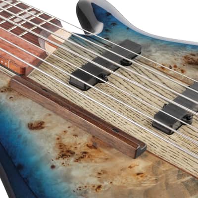 Ibanez SRAS7 CBS - Cosmic Blue Starburst Bass Workshop image 14