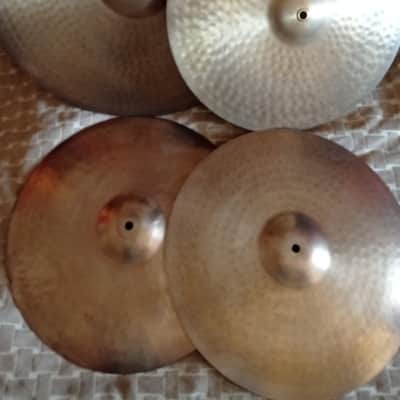 Amati Kraslice Collectable Cymbals pack 15HH, 16CR, 20RC 60s-70s  - Vintage Traditional image 4