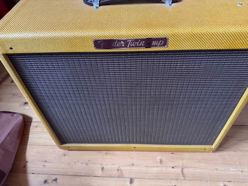 Fender '57 Twin-Amp Reissue 40-Watt 2x12" Guitar Combo 2004 - 2011 - Lacquered Tweed image 1