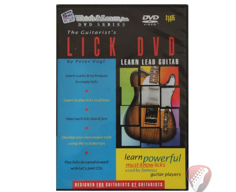 Watch and Learn The Guitarist's Lick DVD - Learn Lead Guitar image 1