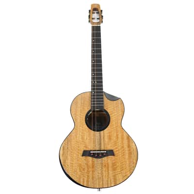 Flight Fireball EQ-A Solid Mango Baritone Ukulele image 5