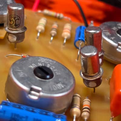 Sola Sound MKIV Tone Bender Fuzz - Trade Show Special 2024 - Orange STC Transistors *DAM* David Main Macari's image 11