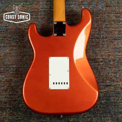 2017 Fender Traditional 60s Stratocaster Made in Japan Rare Candy Tangerine image 3