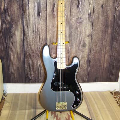 Legendary Vintage Bently Series 10 "P" Bass Guitar, 1990s, Metallic Gray image 1