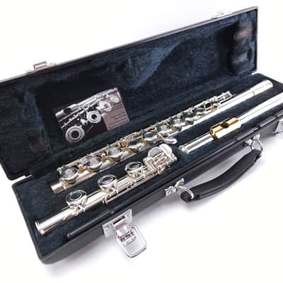 Refurbished Yamaha 381 Gold Clad Lip (~362/382) Intermediate Open Hole Flute image 1