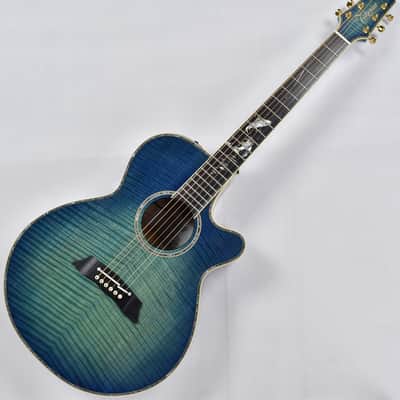Takamine LTD 2016 Decoy Limited Edition Acoustic Guitar in Green Blue Burst! image 1