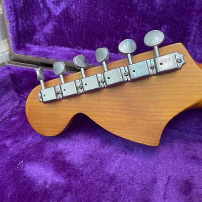 Guitar Dude Custom 1 of 1 HOT PINK 'Jazzmaster Hybrid, 7 lbs 12 oz’s!! Lollar '58 PU's, Premium Alder, Vintage Electronics, Aged Nitro & Fender American Vintage Hardware, Plastic & Pickguard - w/ OHSC & COA! image 12