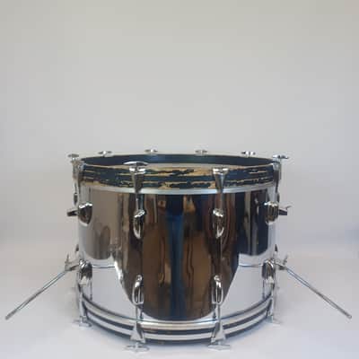 Slingerland 14x24"Concorde Bass Drum 1970 3Ply Chrome Over Wood COW USA image 4