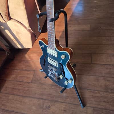 Gretsch G2655T-P90 2021 - Green Midnight Sapphire - Upgrades - Seymour Duncan P-Rails Pickups, Triple Shot System & Grover Locking Tuners image 3