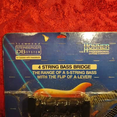 NOS Hohner Steinberger DB System Bass Bridge - For Basses with Headstock - D-Tuner - 80s - Mint/Sealed image 8
