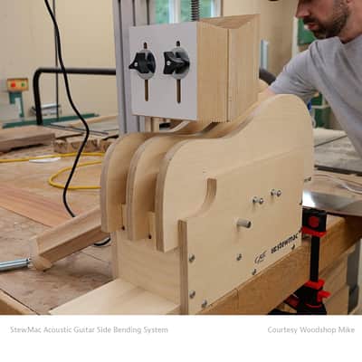 StewMac Acoustic Guitar Side Bending System, With OM Body Forms (103457) image 7