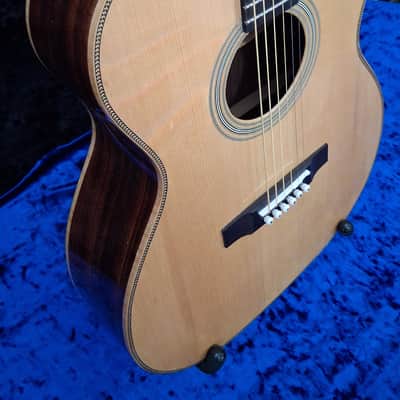 2024 Darren Hippner Handmade OM Steel String – Brand New Old Stock – Indian Rosewood & Sitka Spruce image 4