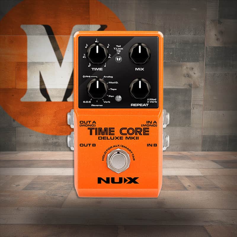 NUX Time Core Deluxe MKII Delay Pedal (NUX Time Core MKII) image 1