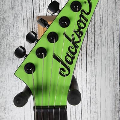Jackson Pro Plus Series Soloist SLA2 HT Electric Guitar Toxic Apple with Gig Bag image 11