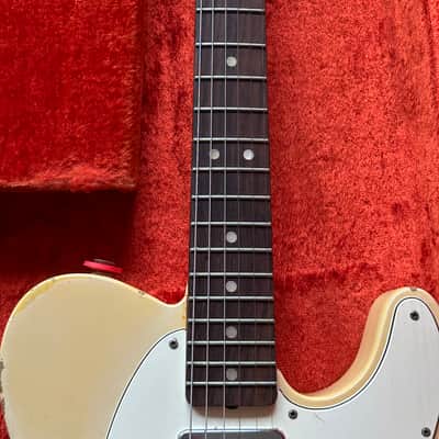 1967 Fender Telecaster Olympic White Custom Color All Original with CITES image 8