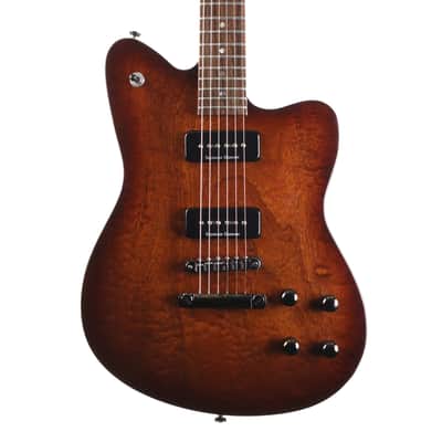 Fender Limited Edition Toronado CT P90 Electric Guitar, Bubinga, Tobacco Sunburst image 2