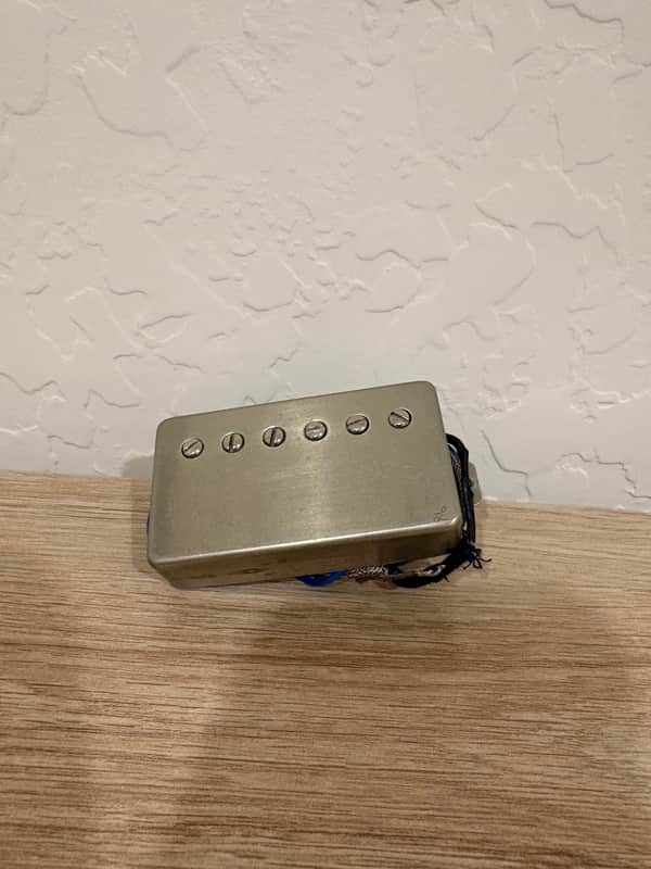 Lambertones "The Crema" Humbucker 2 Wire Set-Raw Nickel image 1