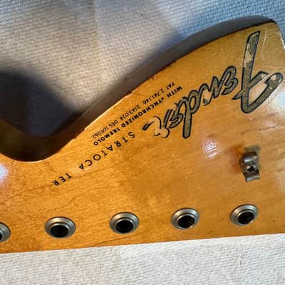 Fender Stratocaster 1966 Fender Stratocaster original neck image 23