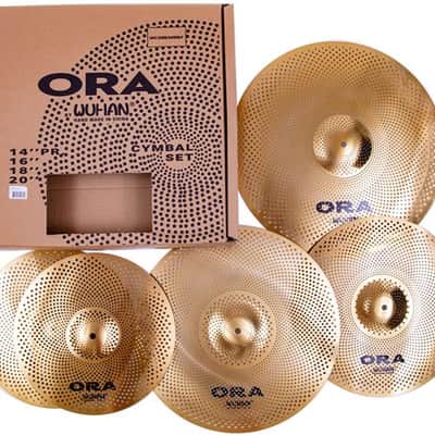 Wuhan Outward Reduced Audio Cymbal Set 14 Hi Hats 16 18 Crash 20 Ride image 1