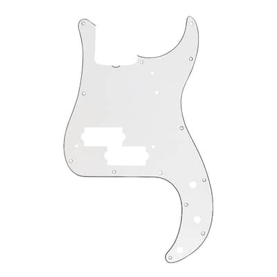 Fender 60s 13 Hole 3 Ply Precision P Bass Scratchplate/Pickguard (White)