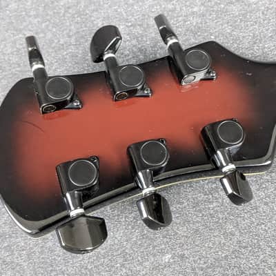 Canvas CSAS Semi-Hollow Electric Guitar Sunburst Finish Bild 8