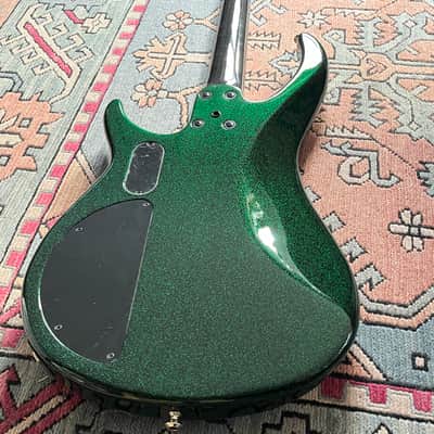 Peavey G Bass 1990's Metal Flake Green With Original Case image 5
