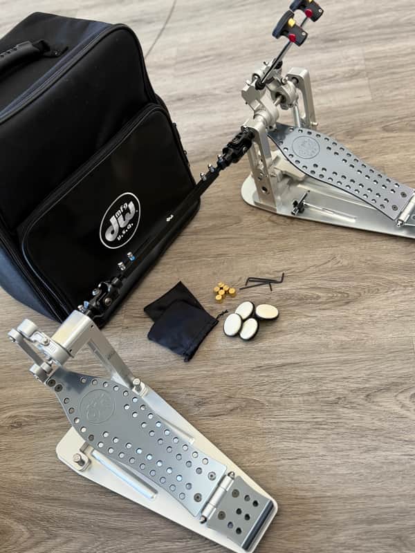 DW DWCPMDD2 MDD Machined Direct Drive Double Bass Drum Pedal - Polished 2025-2026 - Polished image 1